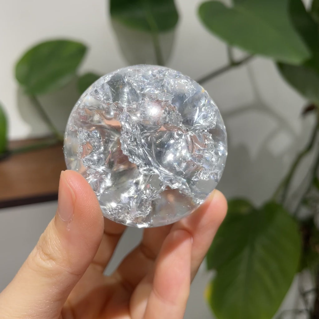 Crackle Quart Sphere