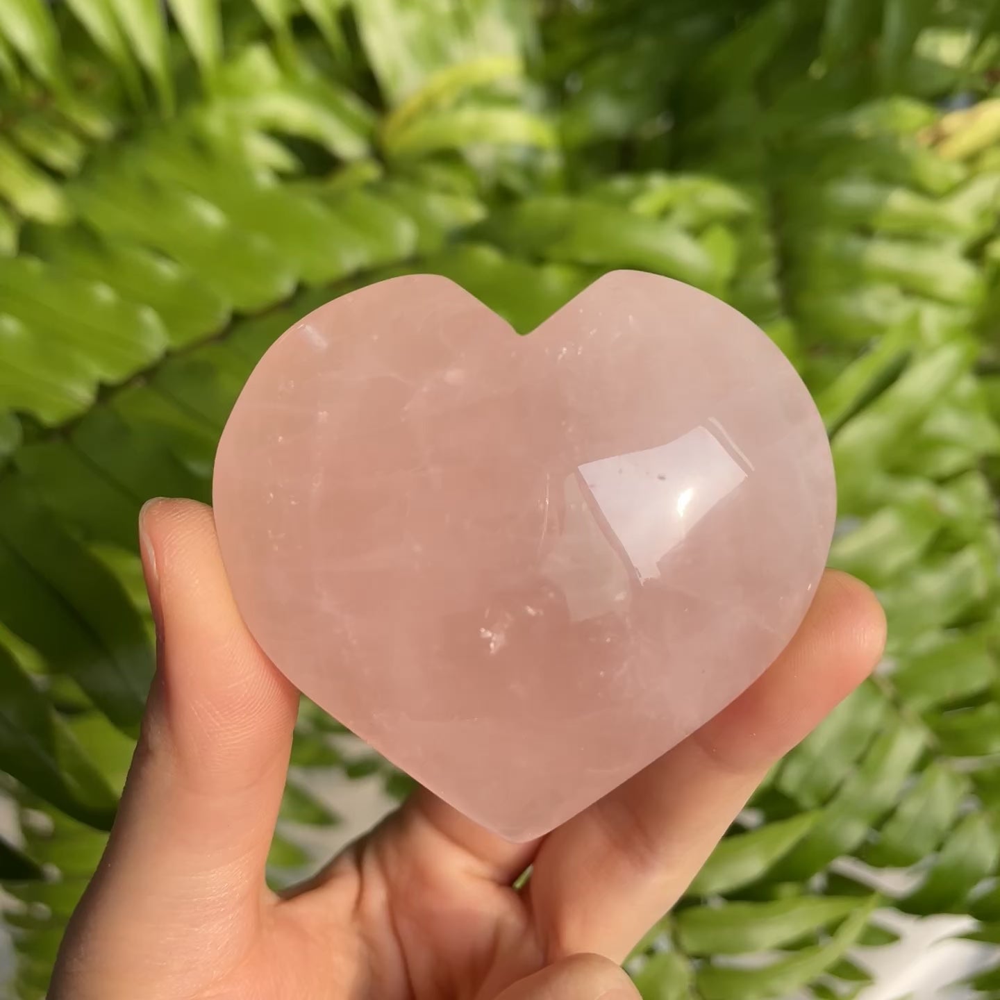 Rose Quartz Heart
