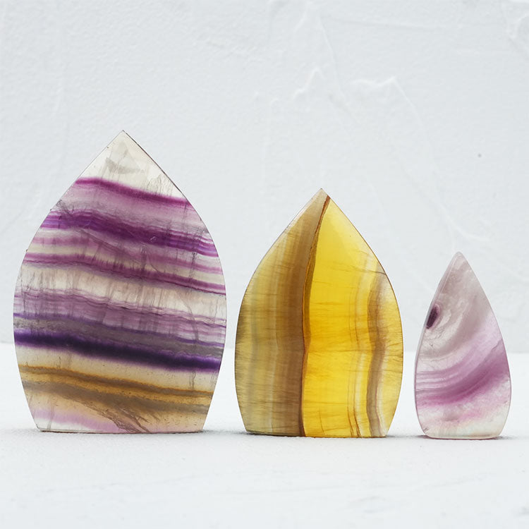 Candy Fluorite palm stone, perfect for meditation and relaxation