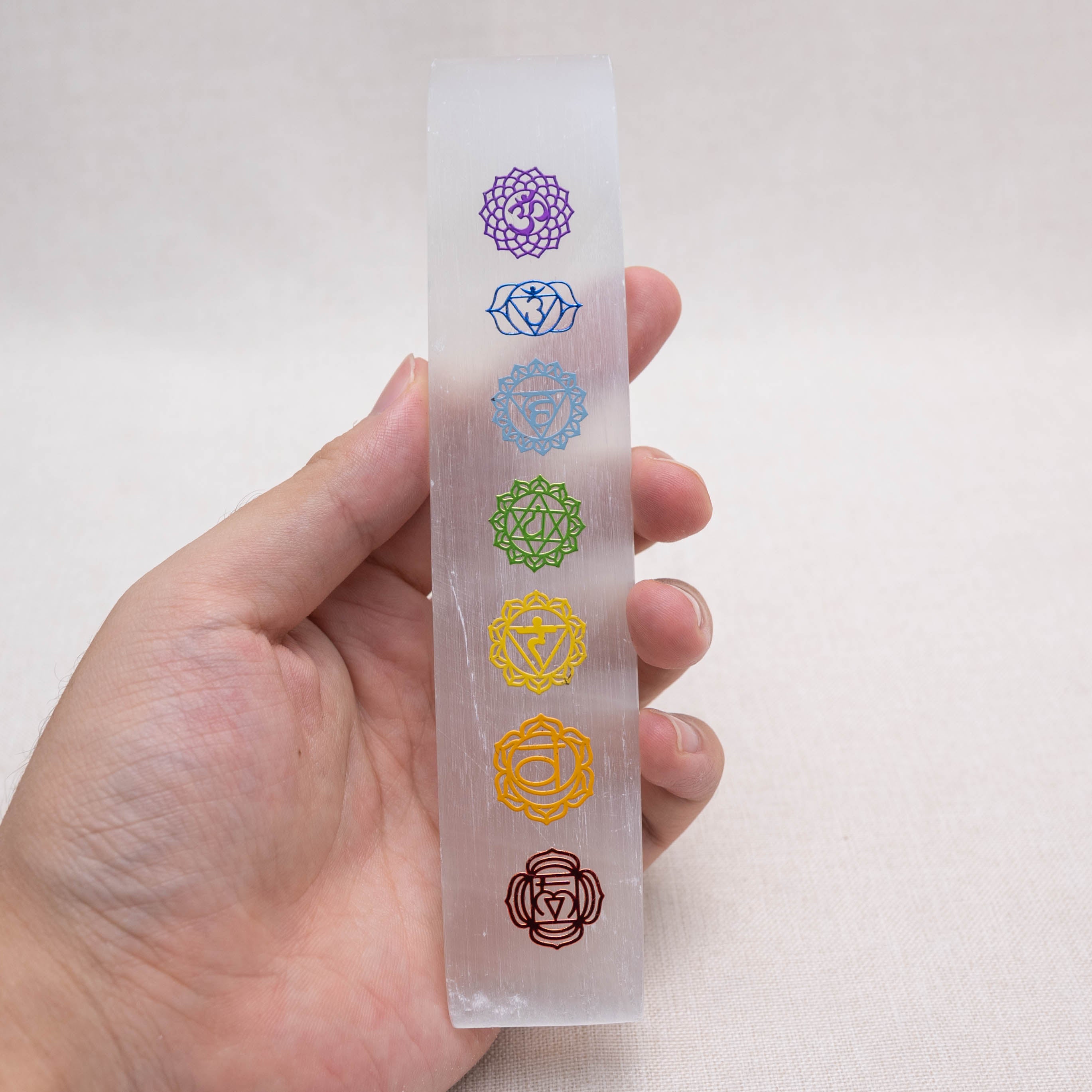 Selenite Wand for chakra alignment