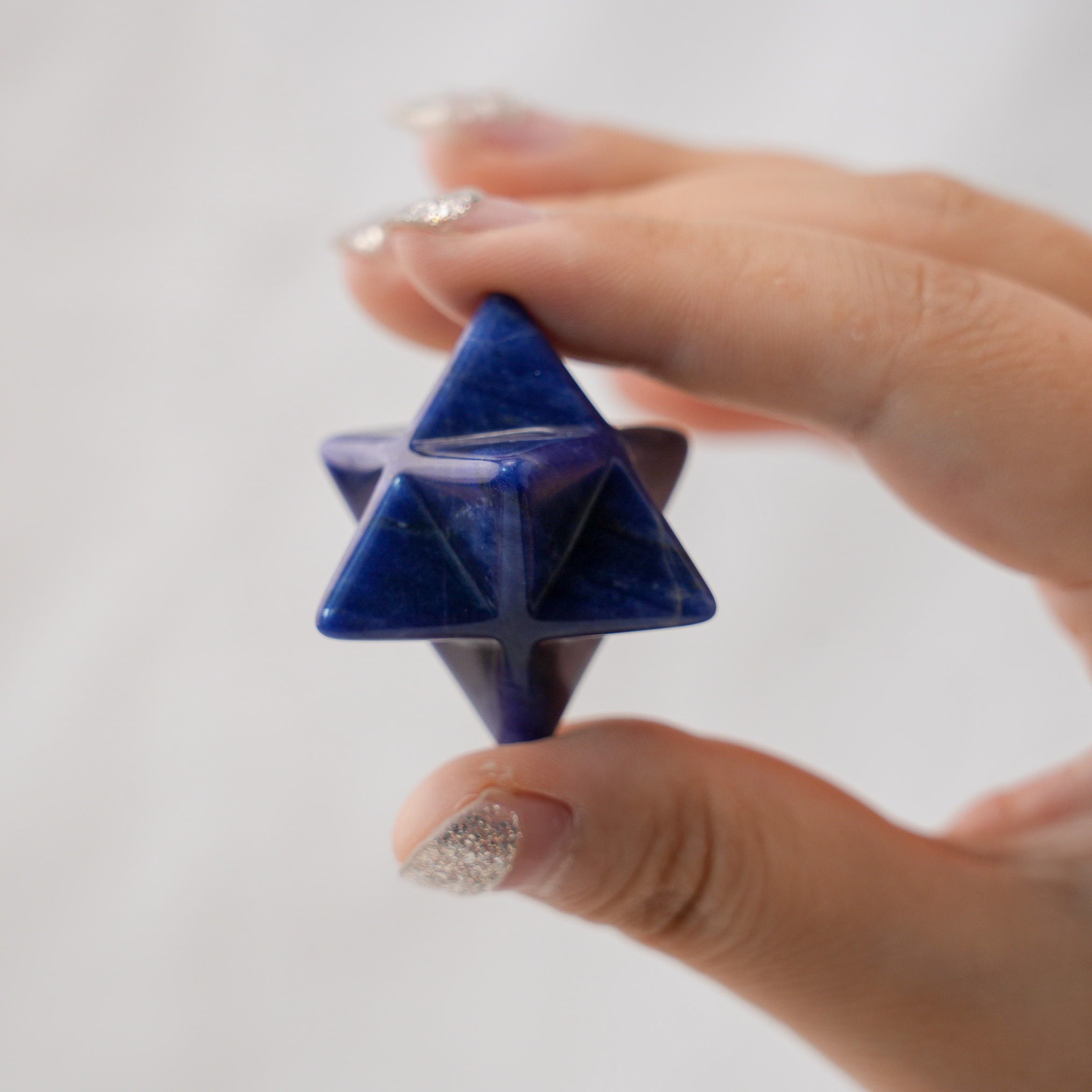 Sodalite Merkaba Star for Harmonizing Masculine and Feminine Energies
