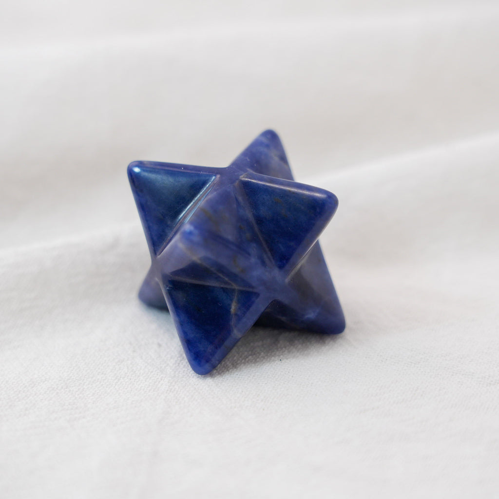 Sodalite Merkaba Sphere for Meditation and Intuitive Development