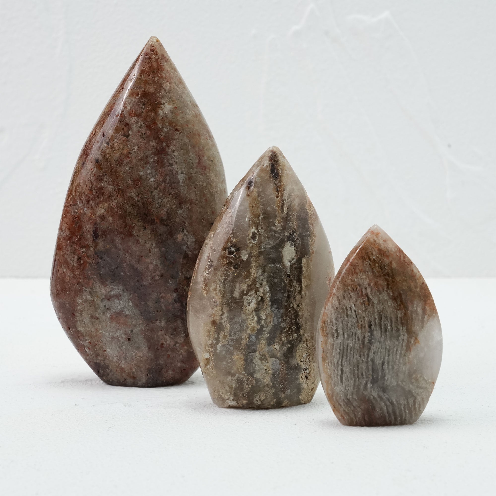 Thousand Layers Phantom Quartz Freeform, a stunning display of crystal artistry