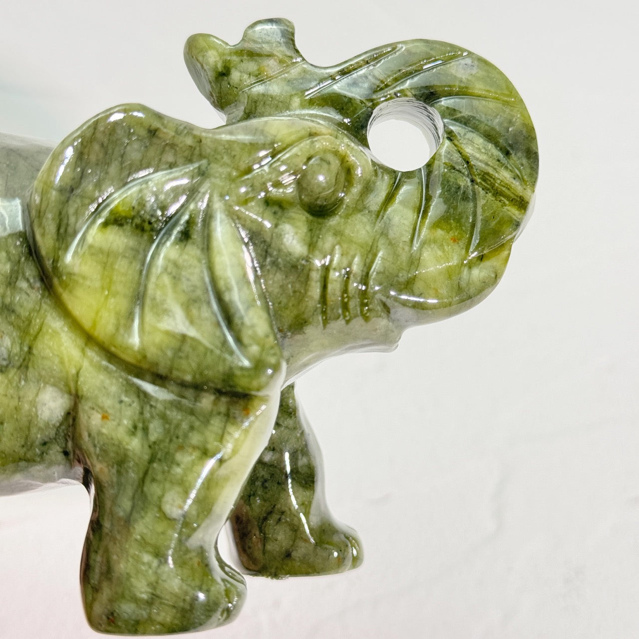 Xiuyu Jade Elephant symbol of good fortune
