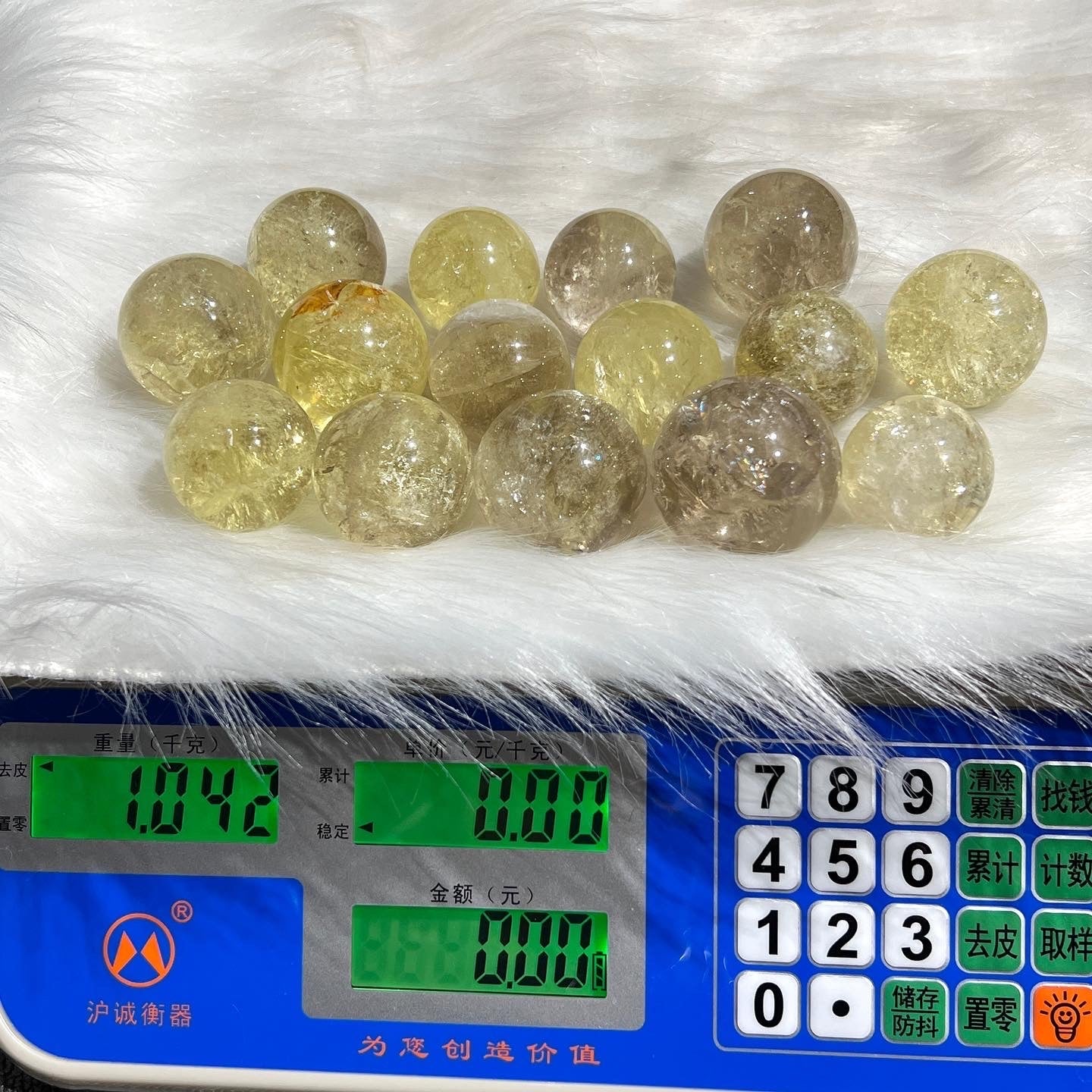 High-Quality Citrine Spheres For Sale