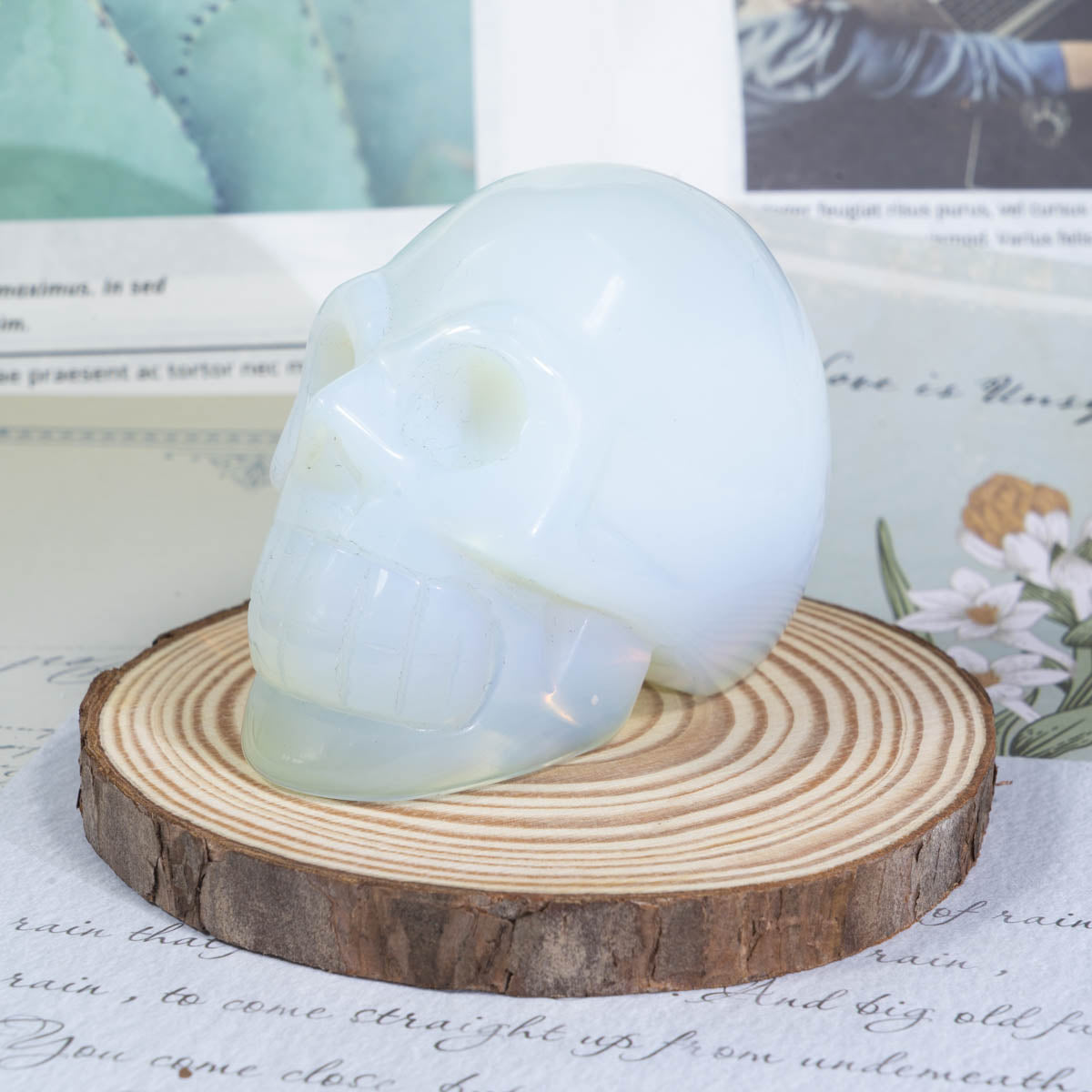 3-Inch Opalite Skull In Bulk