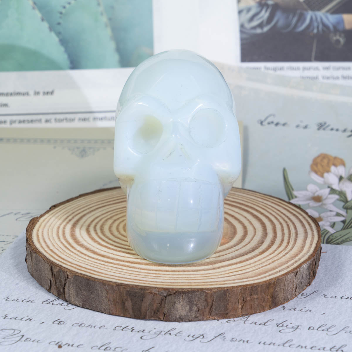 3-Inch Opalite Skull In Bulk