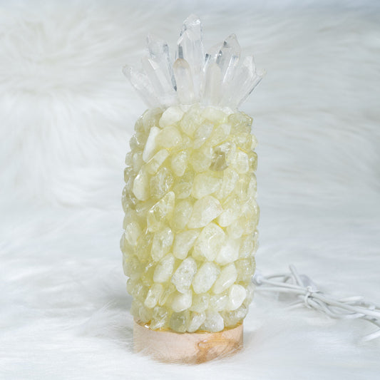 Citrine Chips Pineapple  Lamp In Bulk