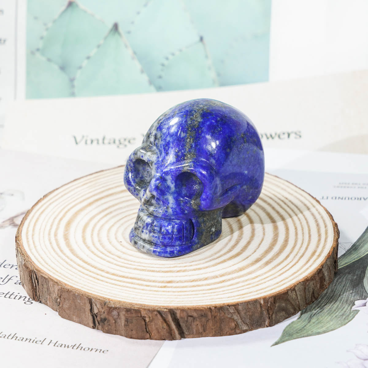 2-Inch Lapis Lazuli Skull In Bulk