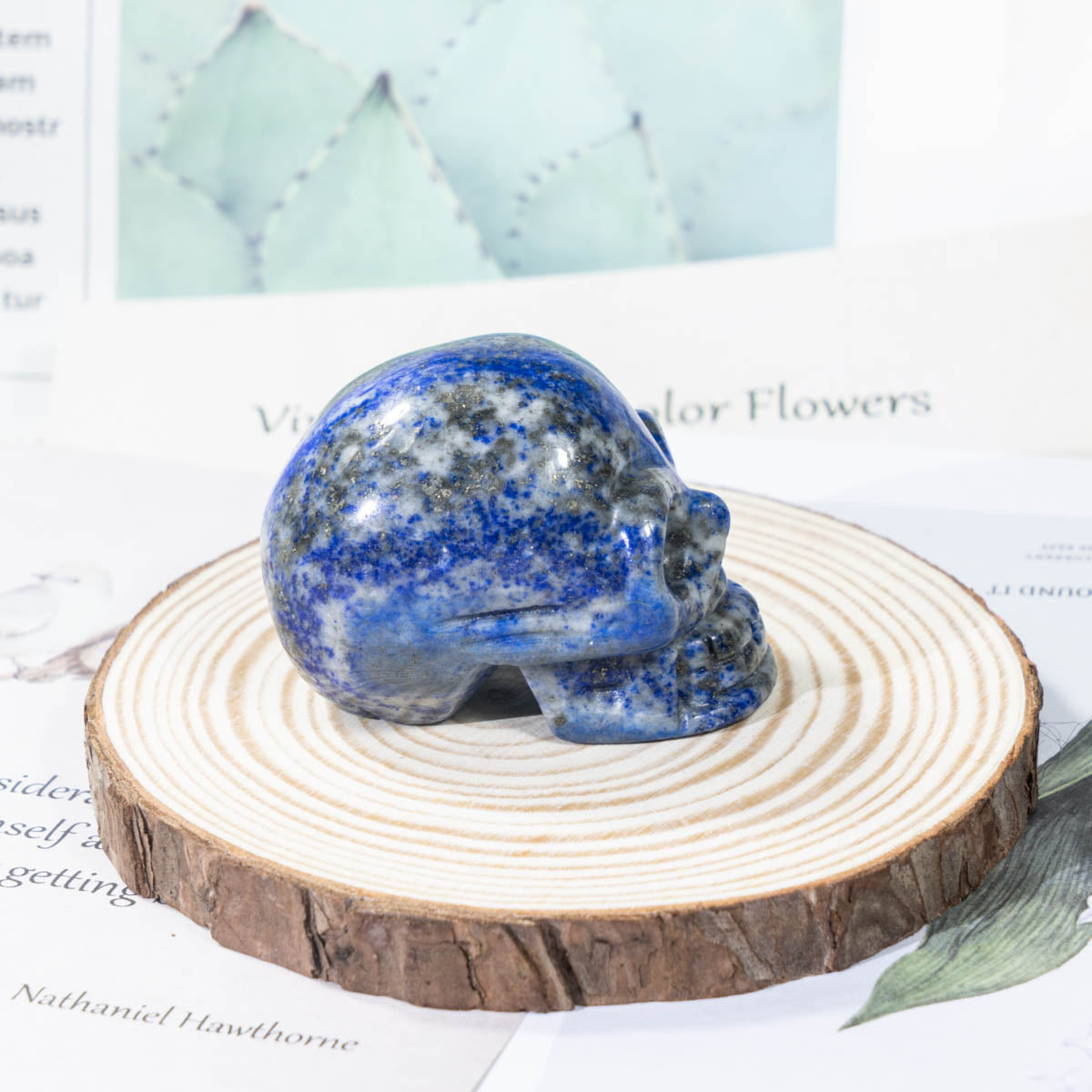 2-Inch Lapis Lazuli Skull In Bulk