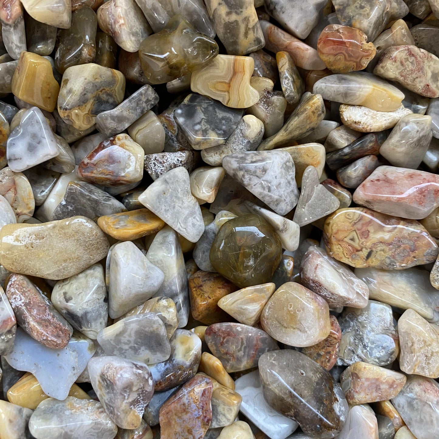 1.5-2.5cm Crazy Agate Crushed Stones In Bulk
