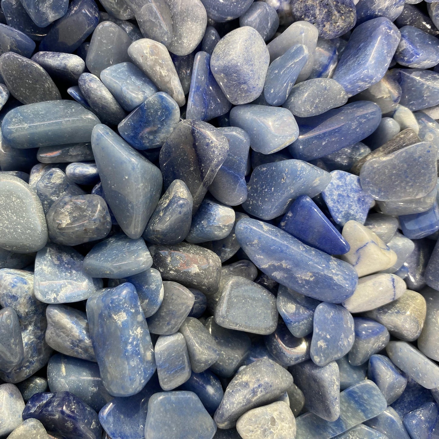 1.5-2.5cm Blue Aventurine Crushed Stones In Bulk