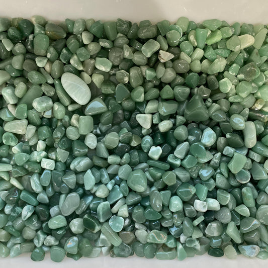 1.5-2.5cm Green Aventurine Crushed Stones In Bulk