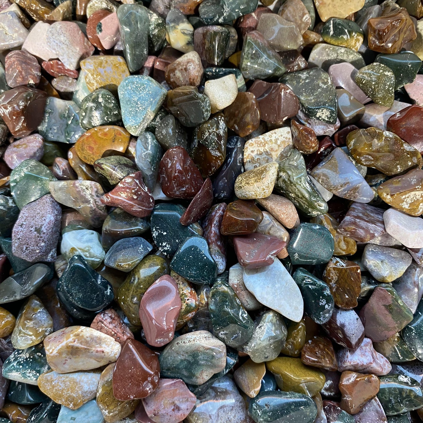 1.5-2.5cm Ocean Jasper Crushed Stones In Bulk