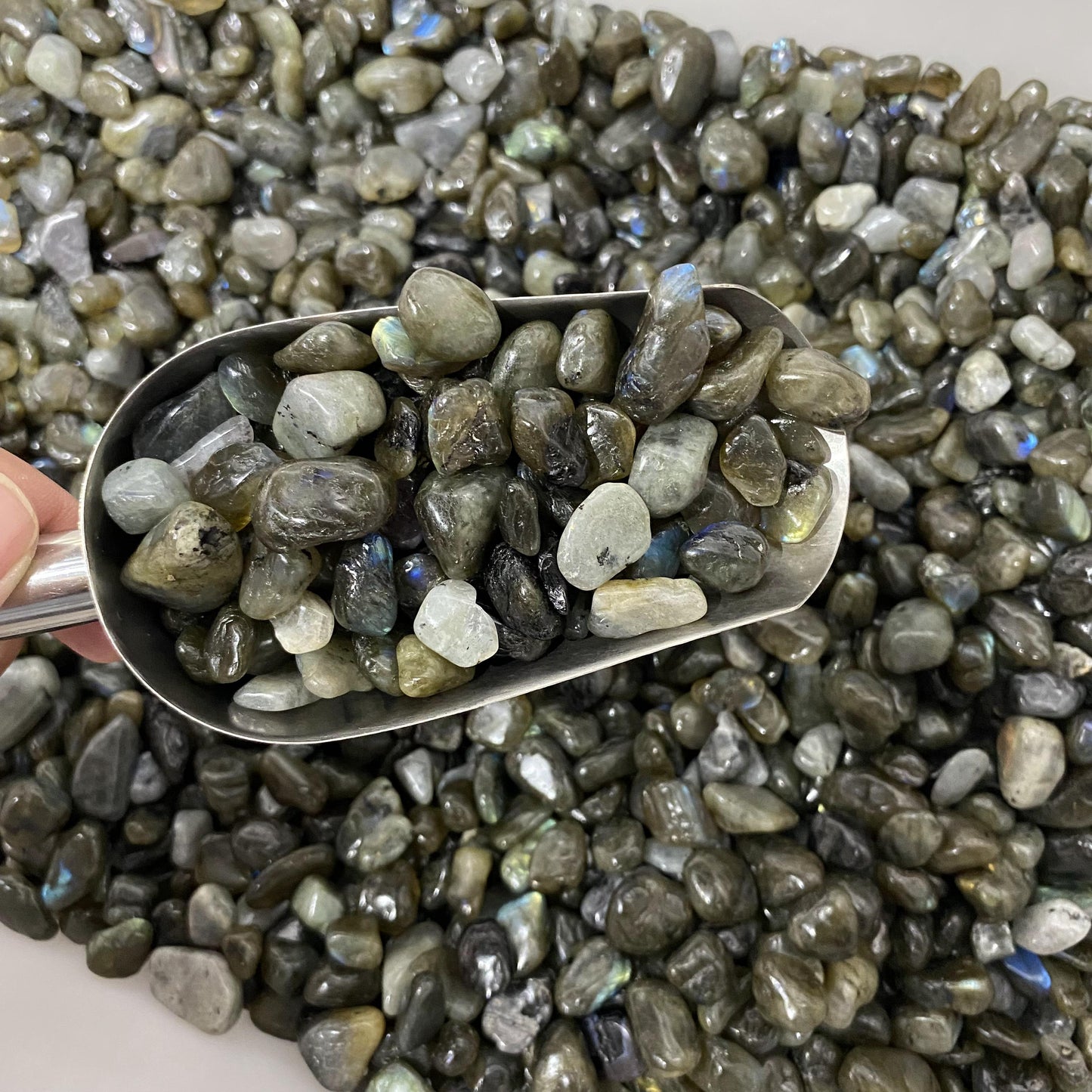 1.5-2.5cm Labradorite Crushed Stones In Bulk