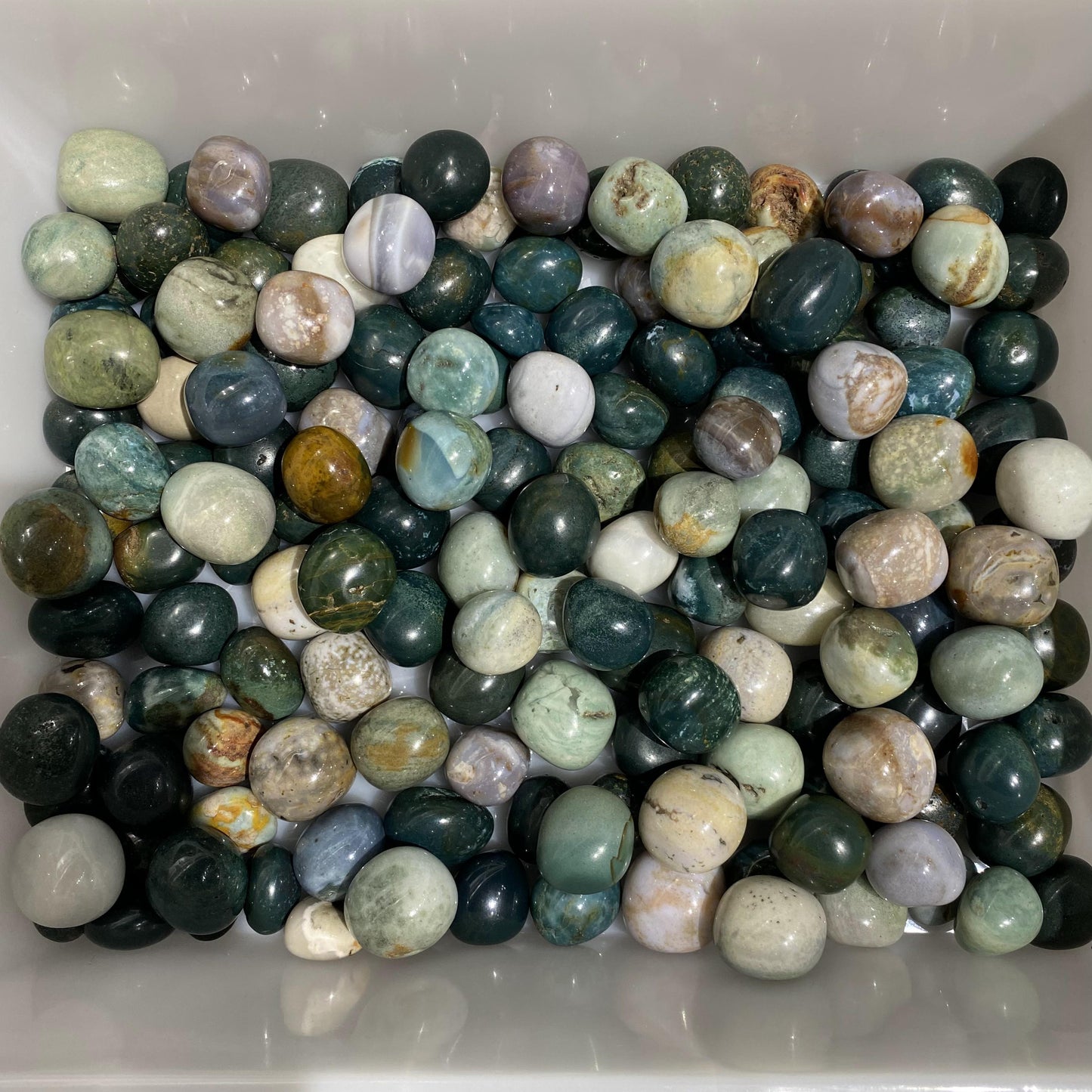 Ocean Jasper Tumbled Stones In Bulk