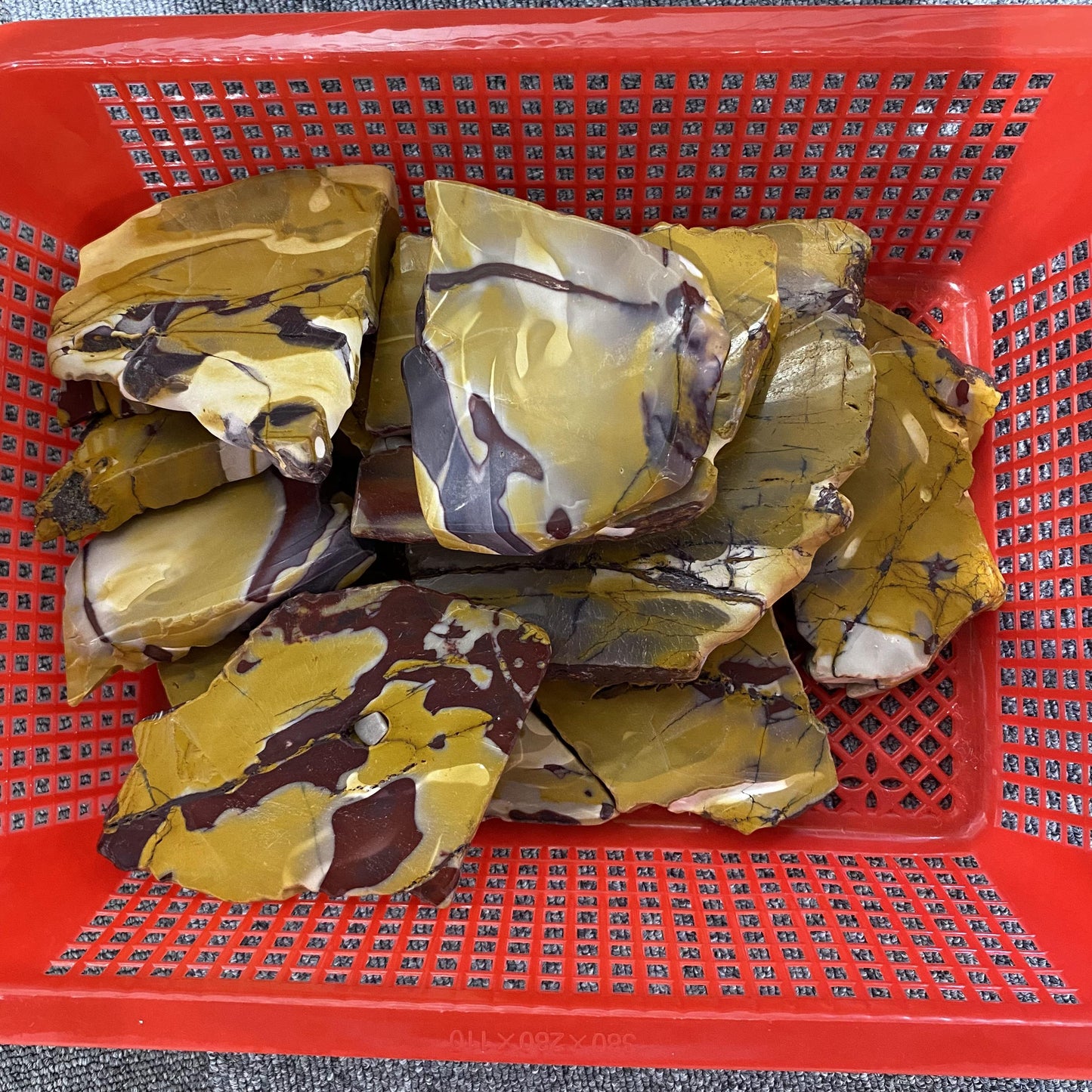 Mookaite Jasper Slices In Bulk