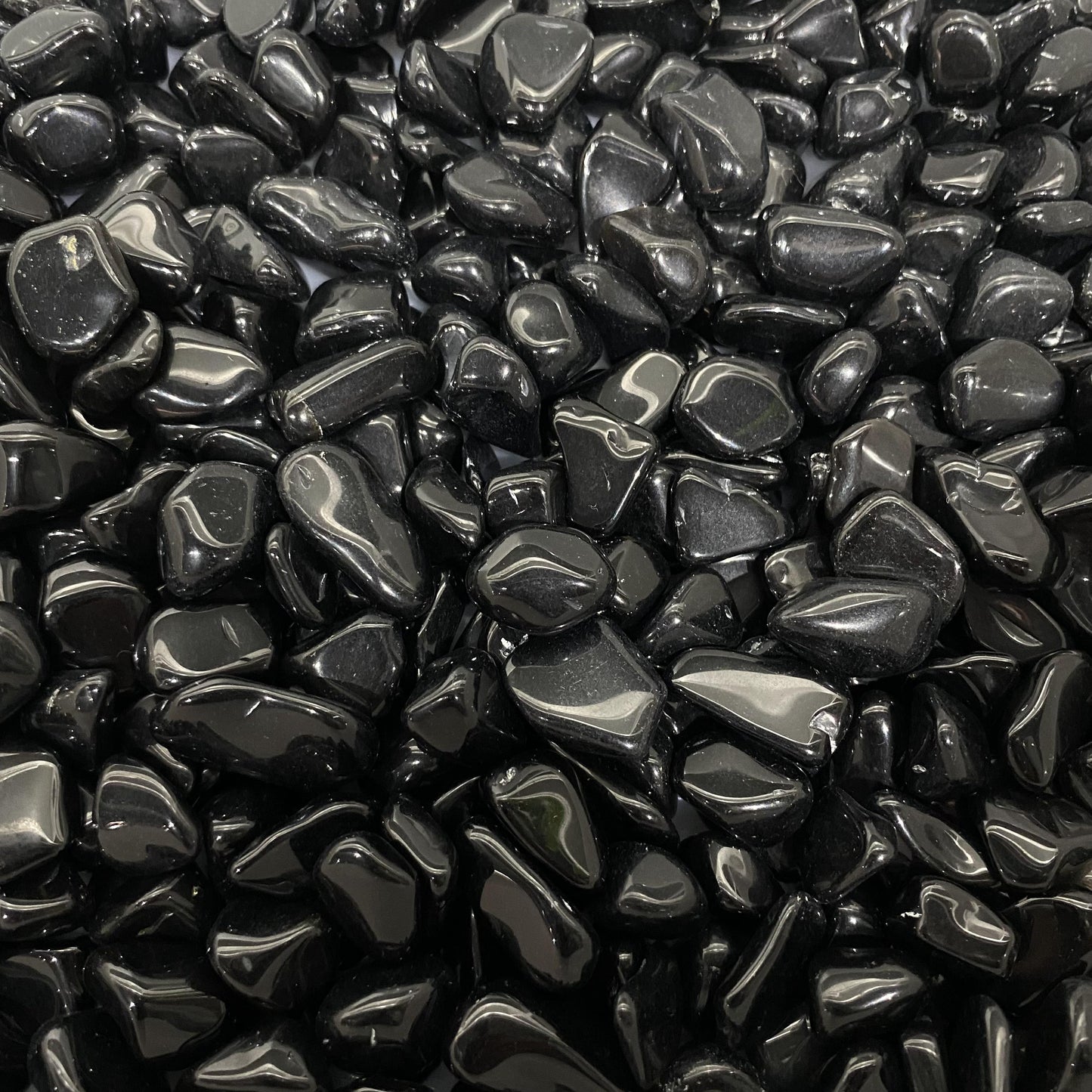 1.5-2.5cm Black Obsidian Crushed Stones In Bulk