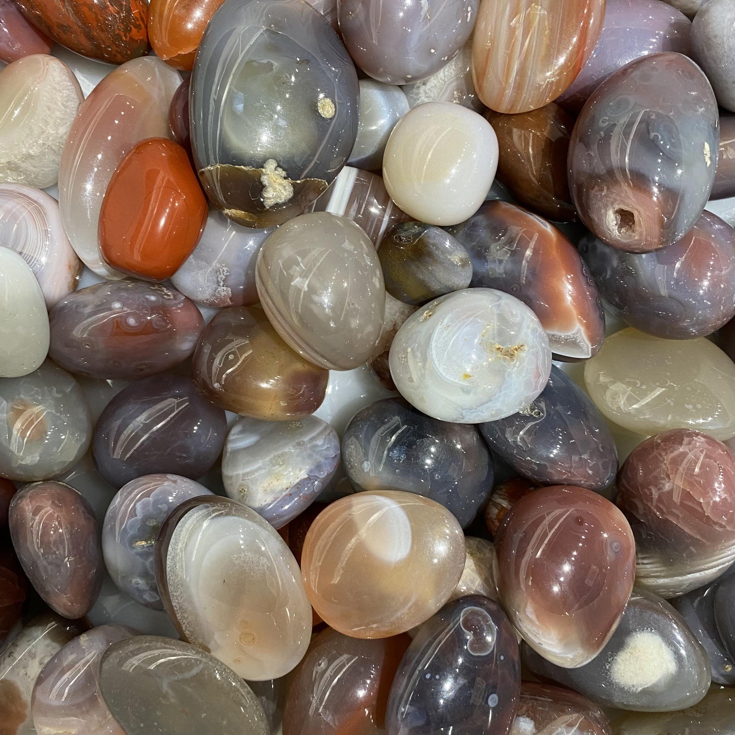 Agate Tumbled Stones In Bulk