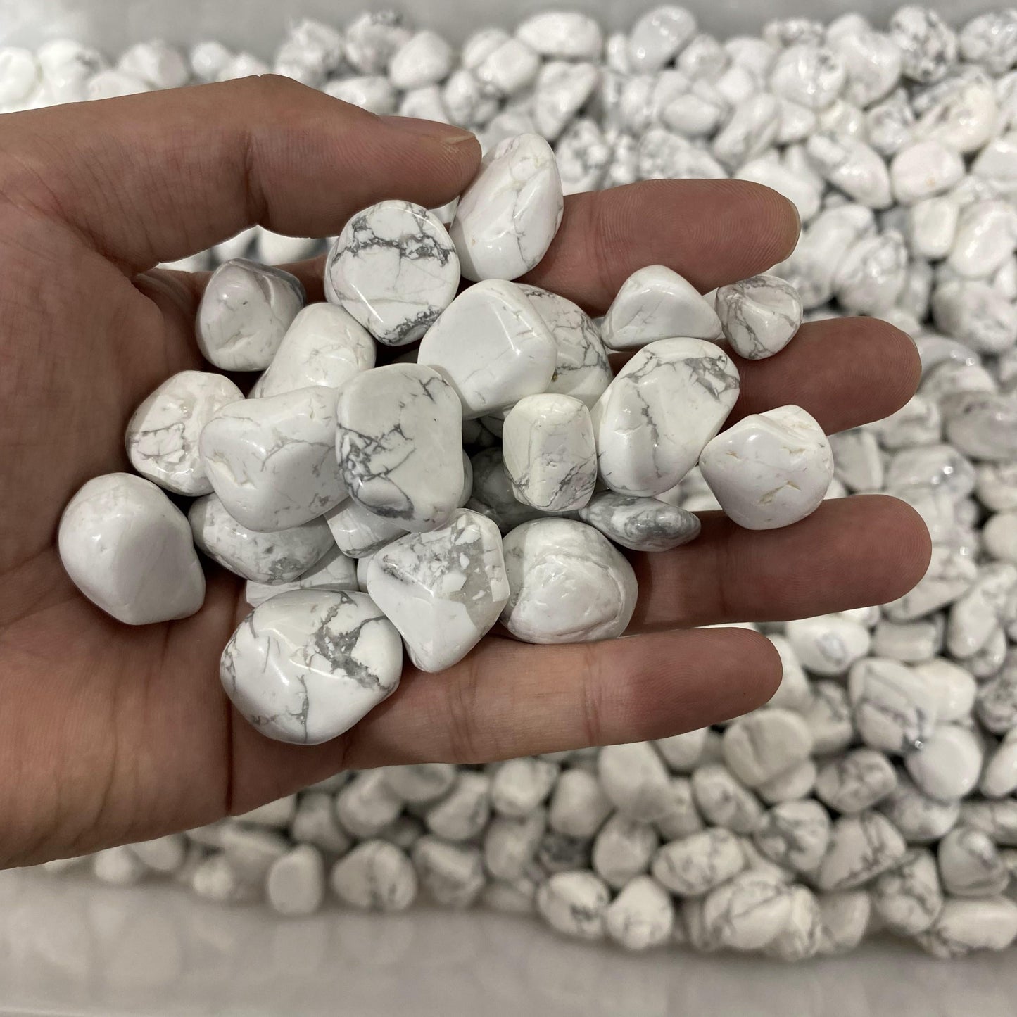 2-3cm Howlite Crushed Stones In Bulk