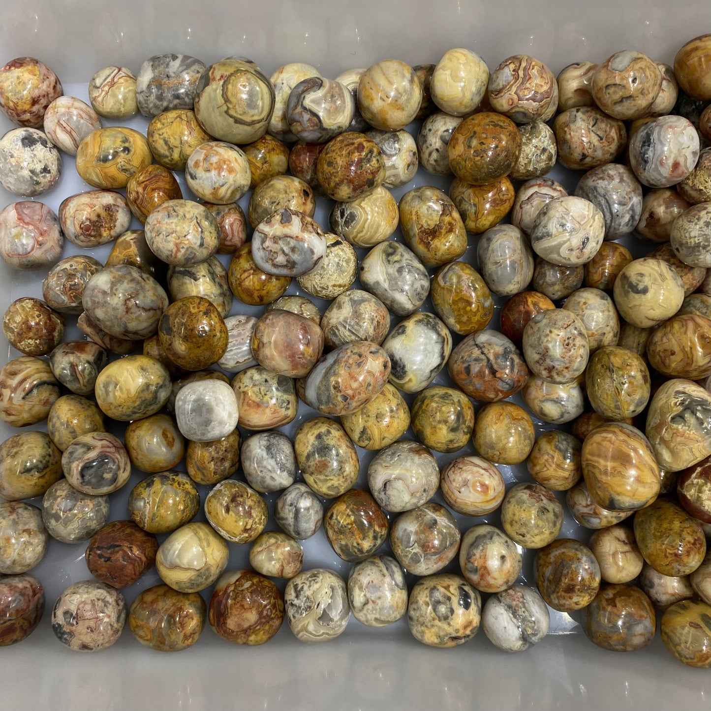 Crazy Agate Tumbled Stones In Bulk