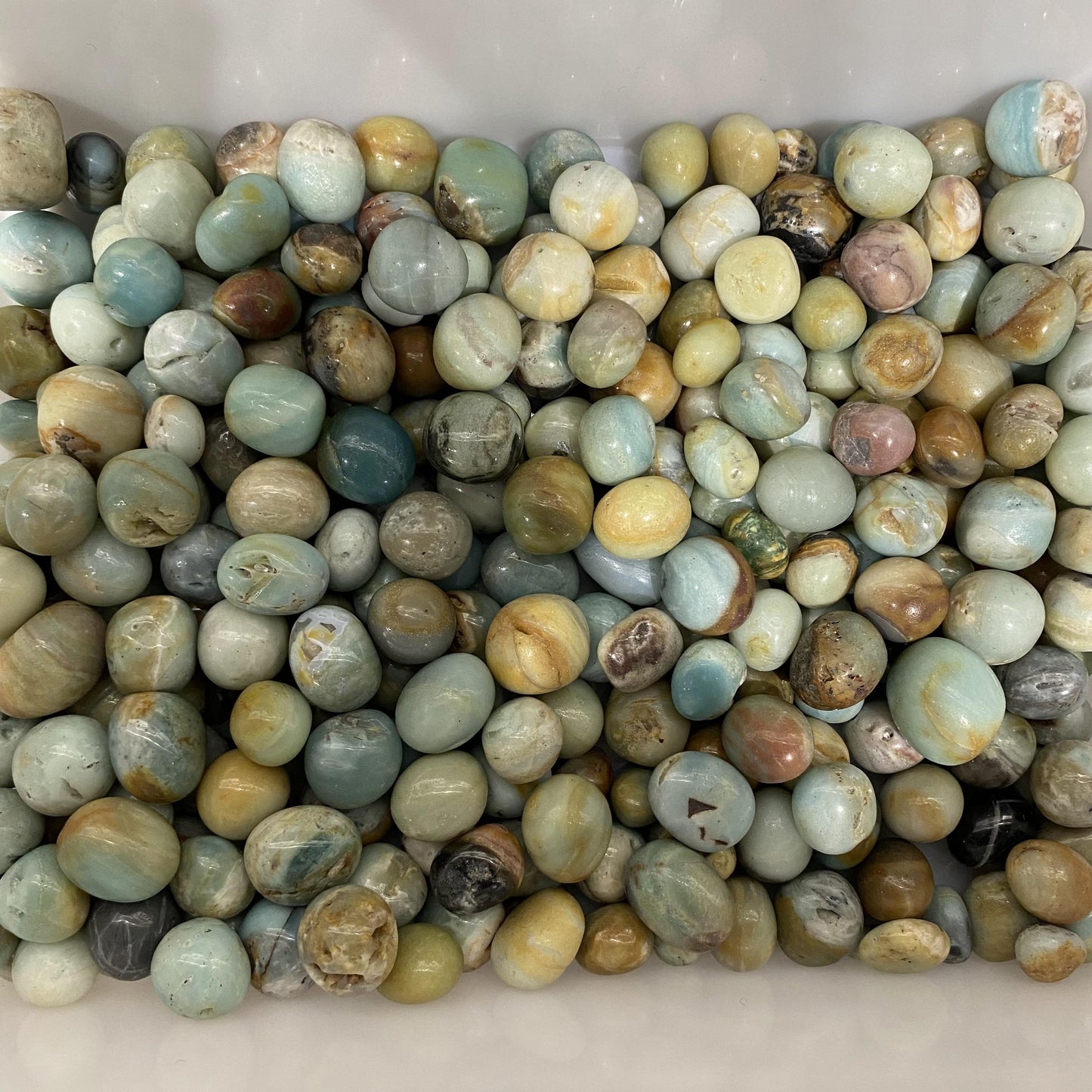 Amazonite Tumbled Stones In Bulk