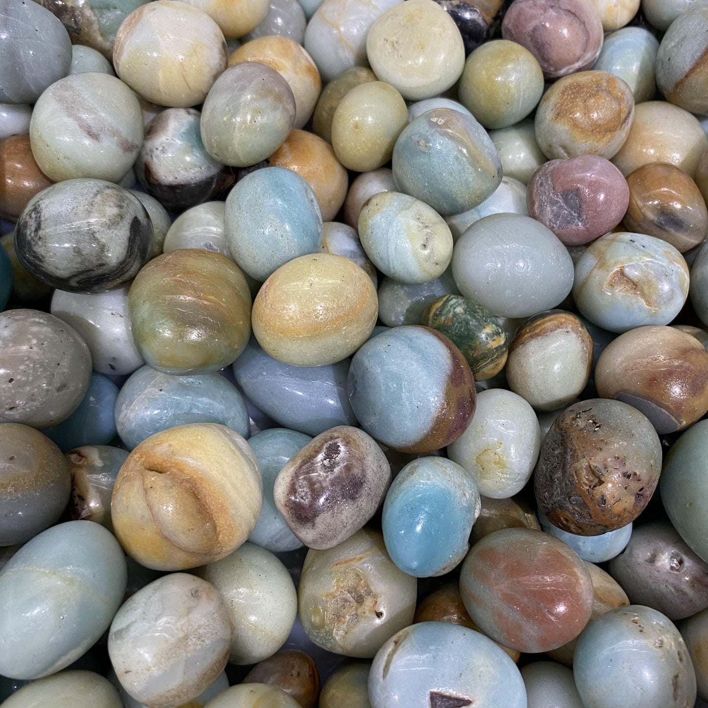 Amazonite Tumbled Stones In Bulk
