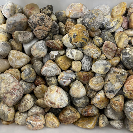 Crazy Agate Tumbled Stones In Bulk