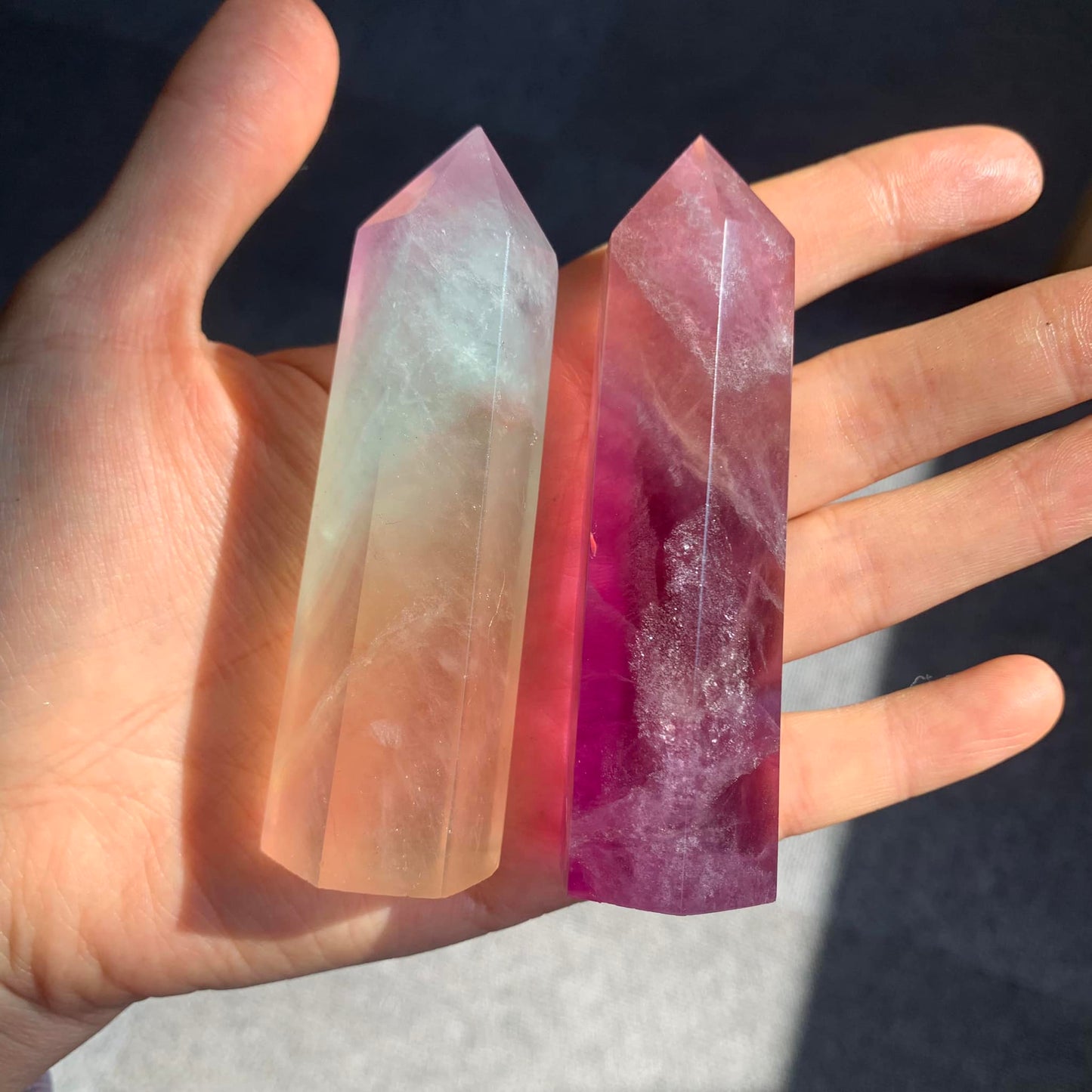 Punto de fluorita arcoíris a la venta