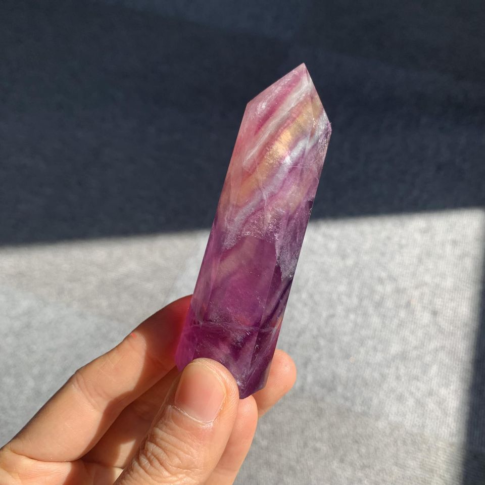 Punto de fluorita arcoíris a la venta