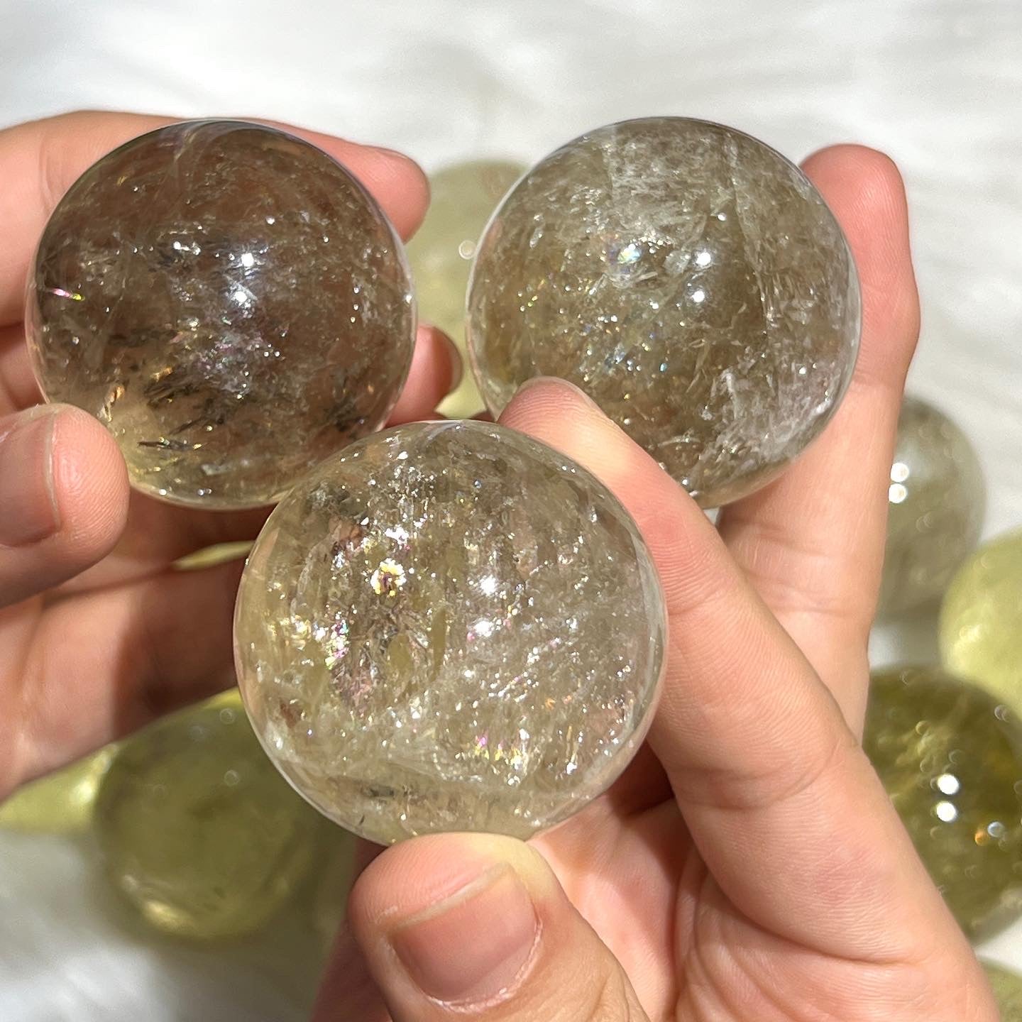 High-Quality Citrine Spheres For Sale