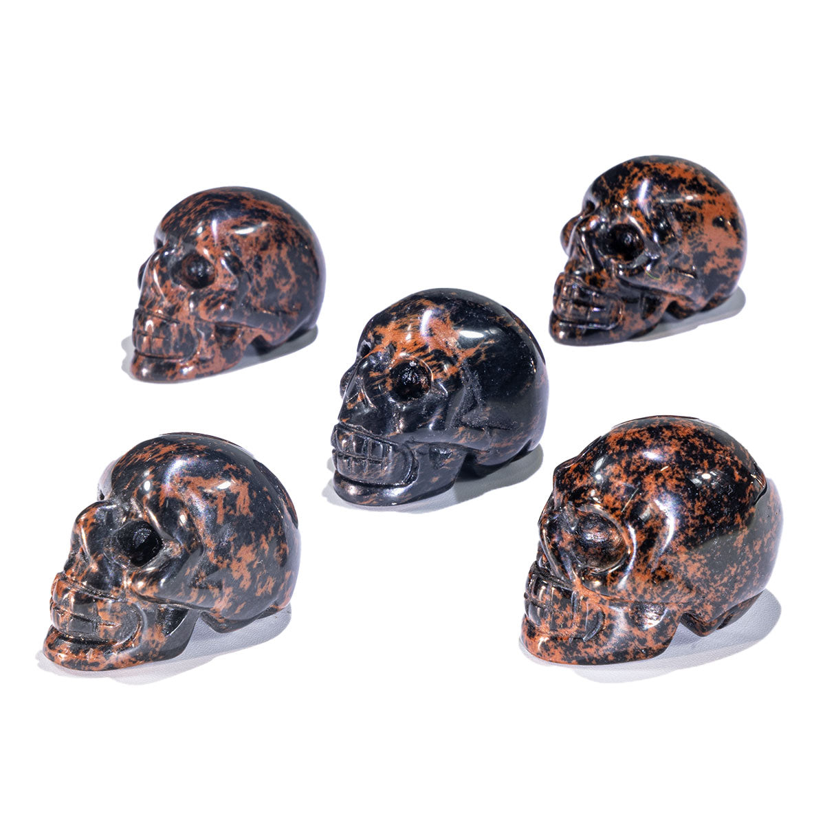 1.5-Inch Red Obsidian Skull In Bulk