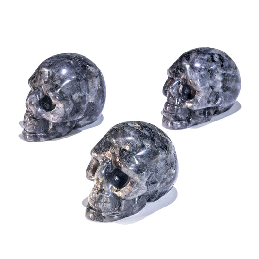 2-Inch Larvikite Skull In Bulk