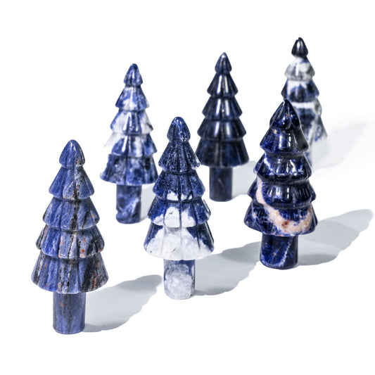2-Inch Sodalite Christmas Tree In Bulk