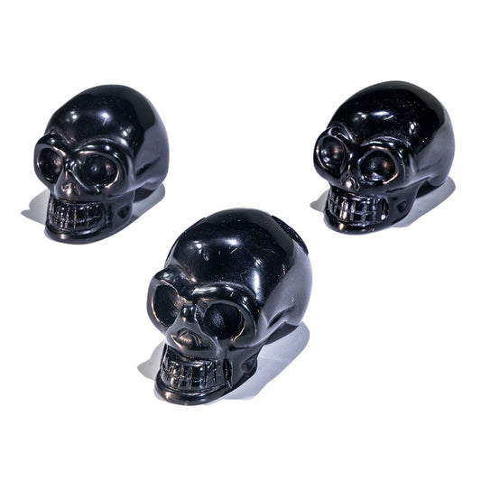 2-Inch Black Obsidian Skull In Bulk