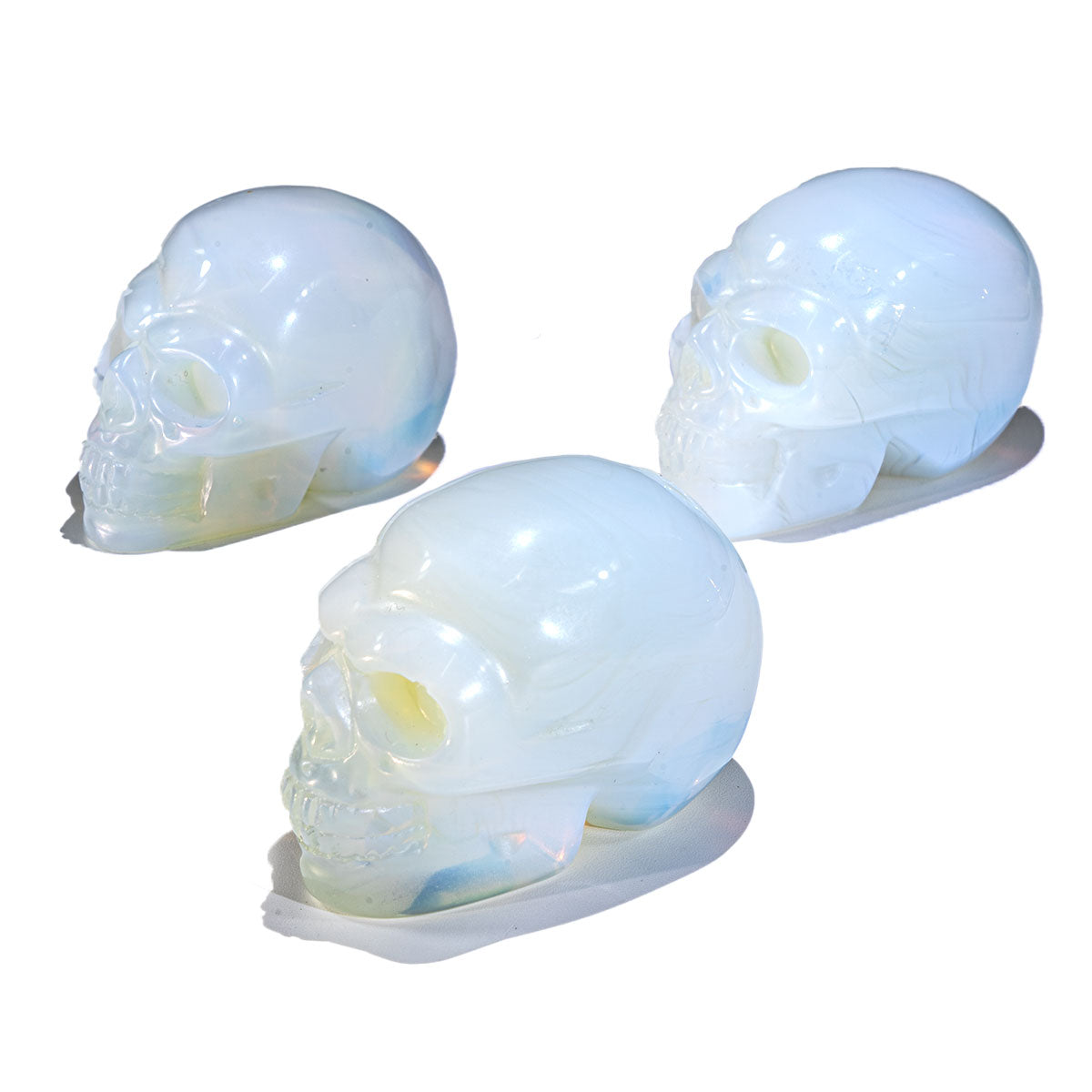 2-Inch Opalite Skull In Bulk