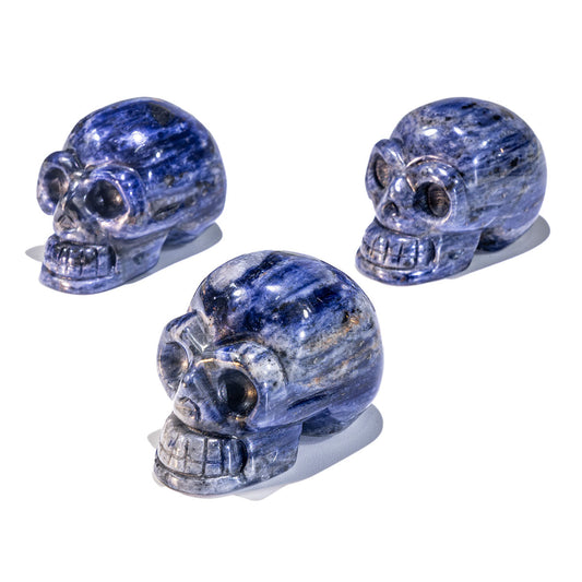 2-Inch Sodalite Skull In Bulk