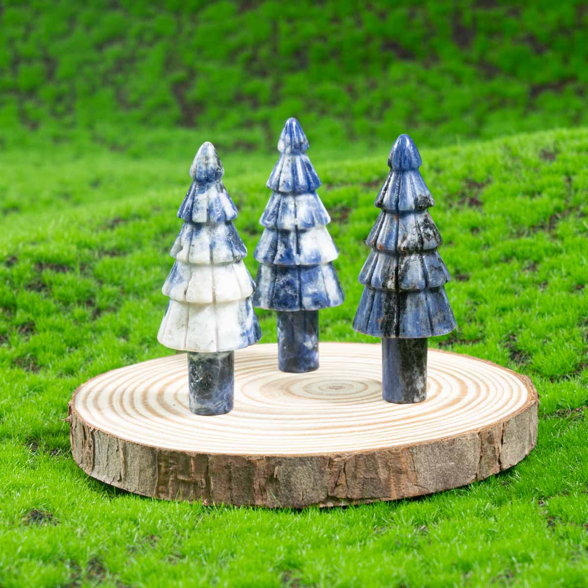 2-Inch Sodalite Christmas Tree In Bulk