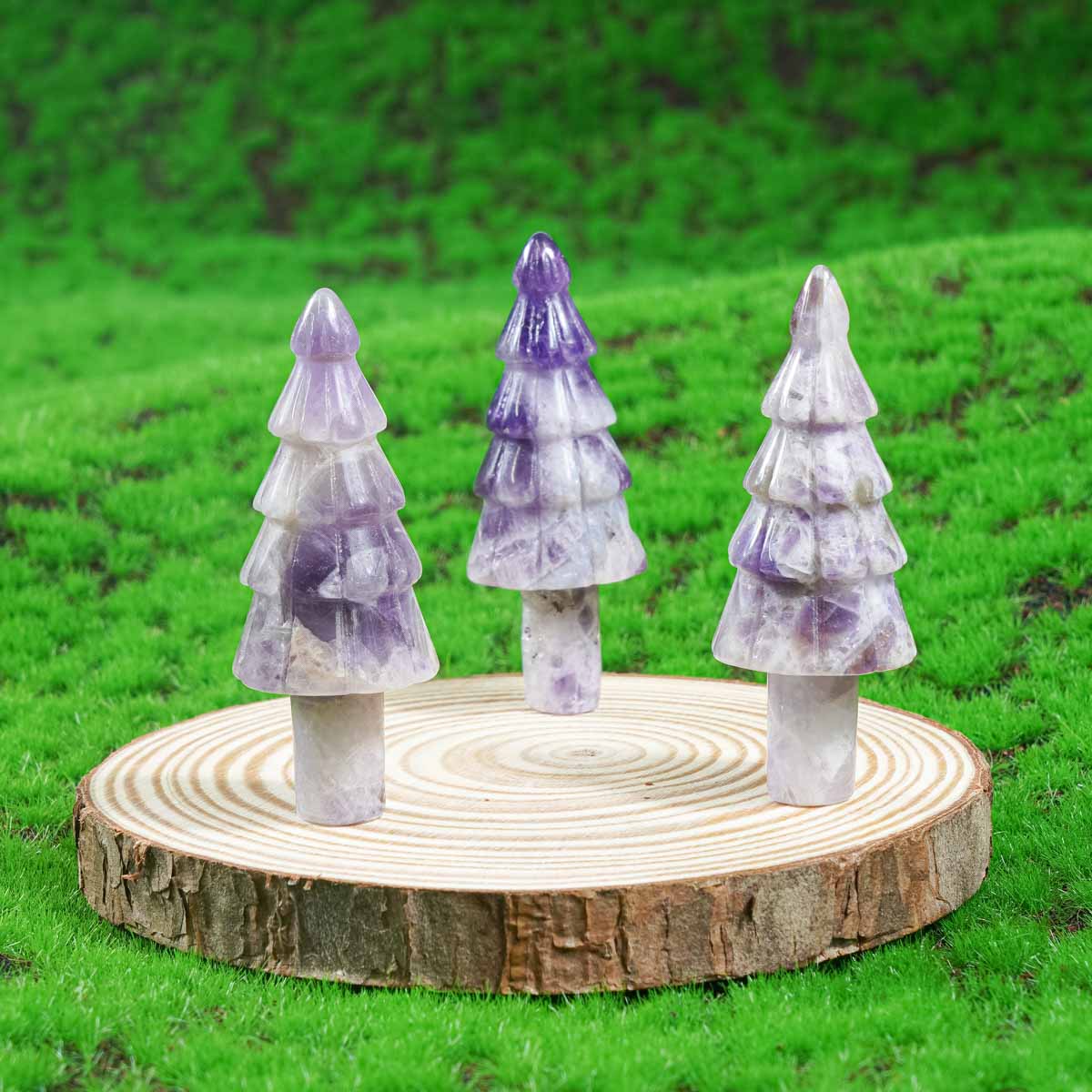 2-Inch Dream Amethyst Christmas Tree In Bulk