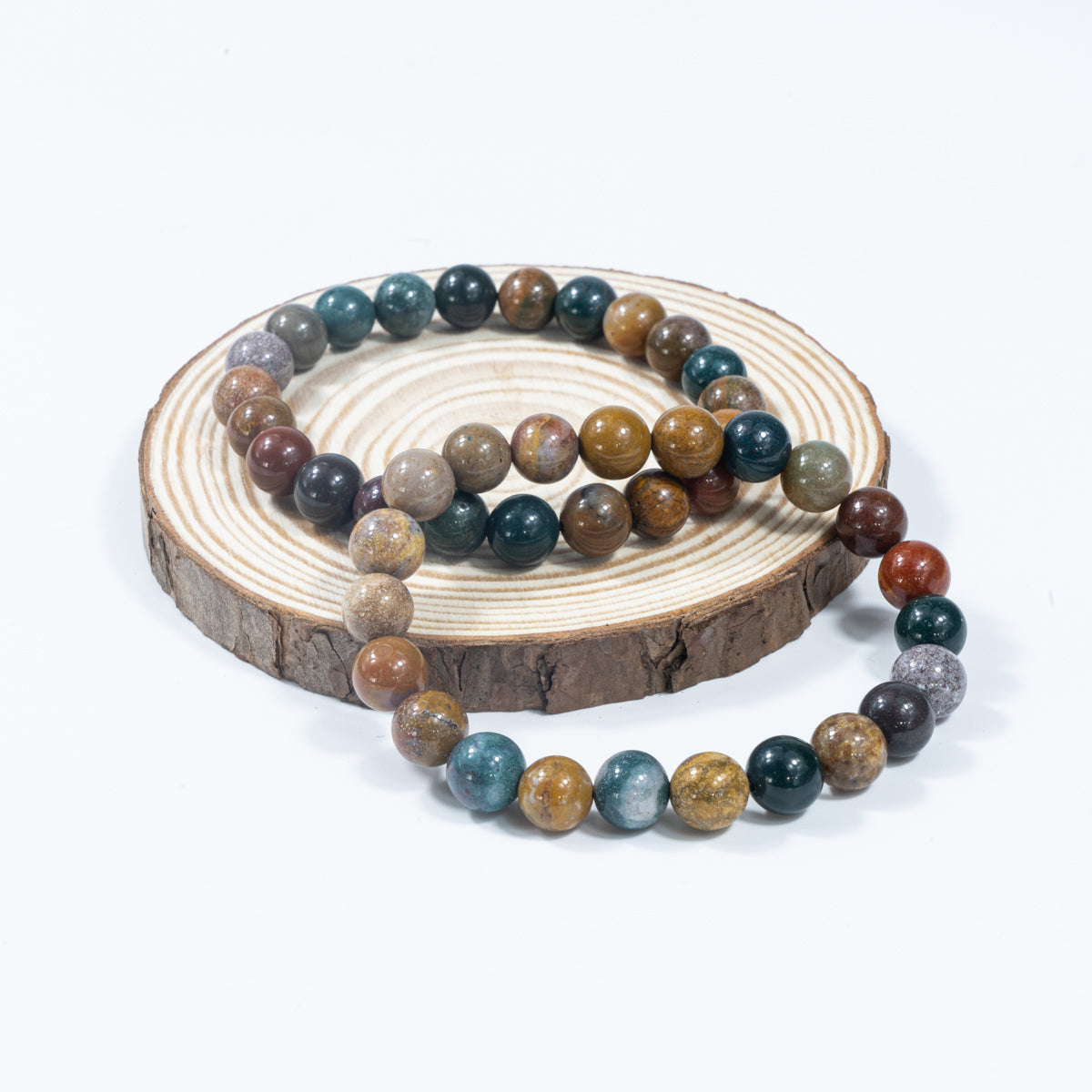 8mm Natural Ocean Jasper Bracelet Wholesale