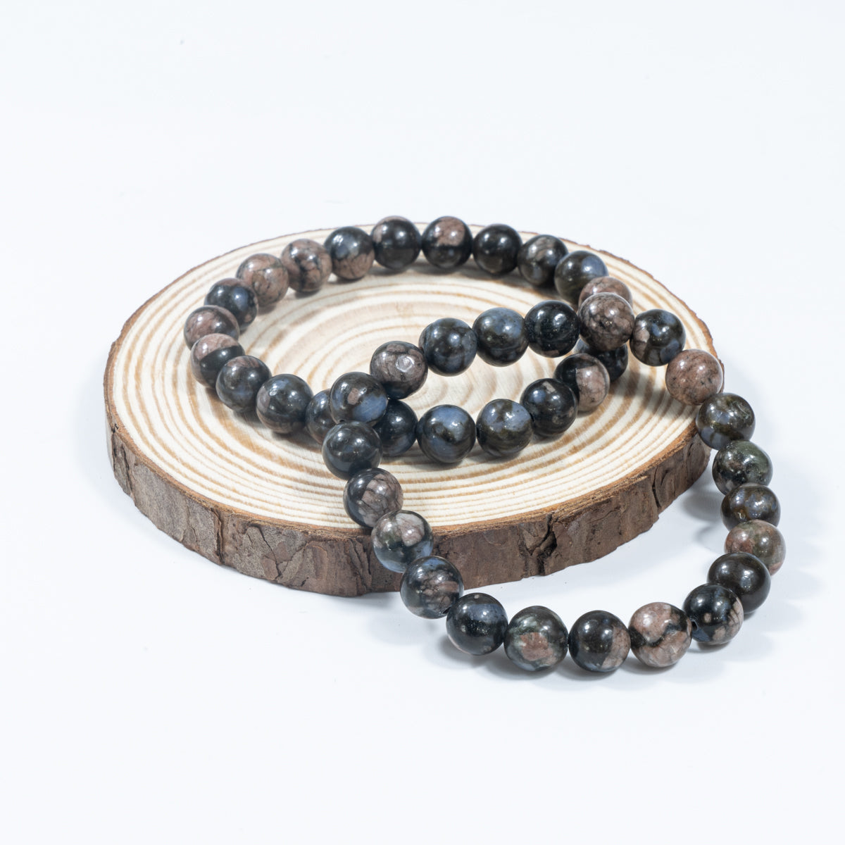 8mm Natural Llanite Bracelet Wholesale