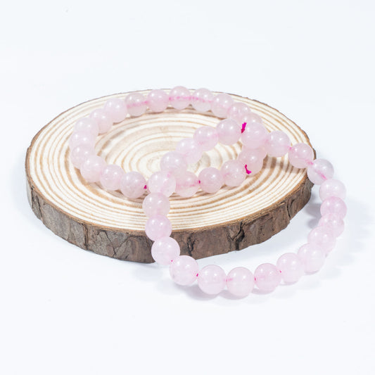 8mm/12mm Natural Rose Quartz Bracelet Wholesale