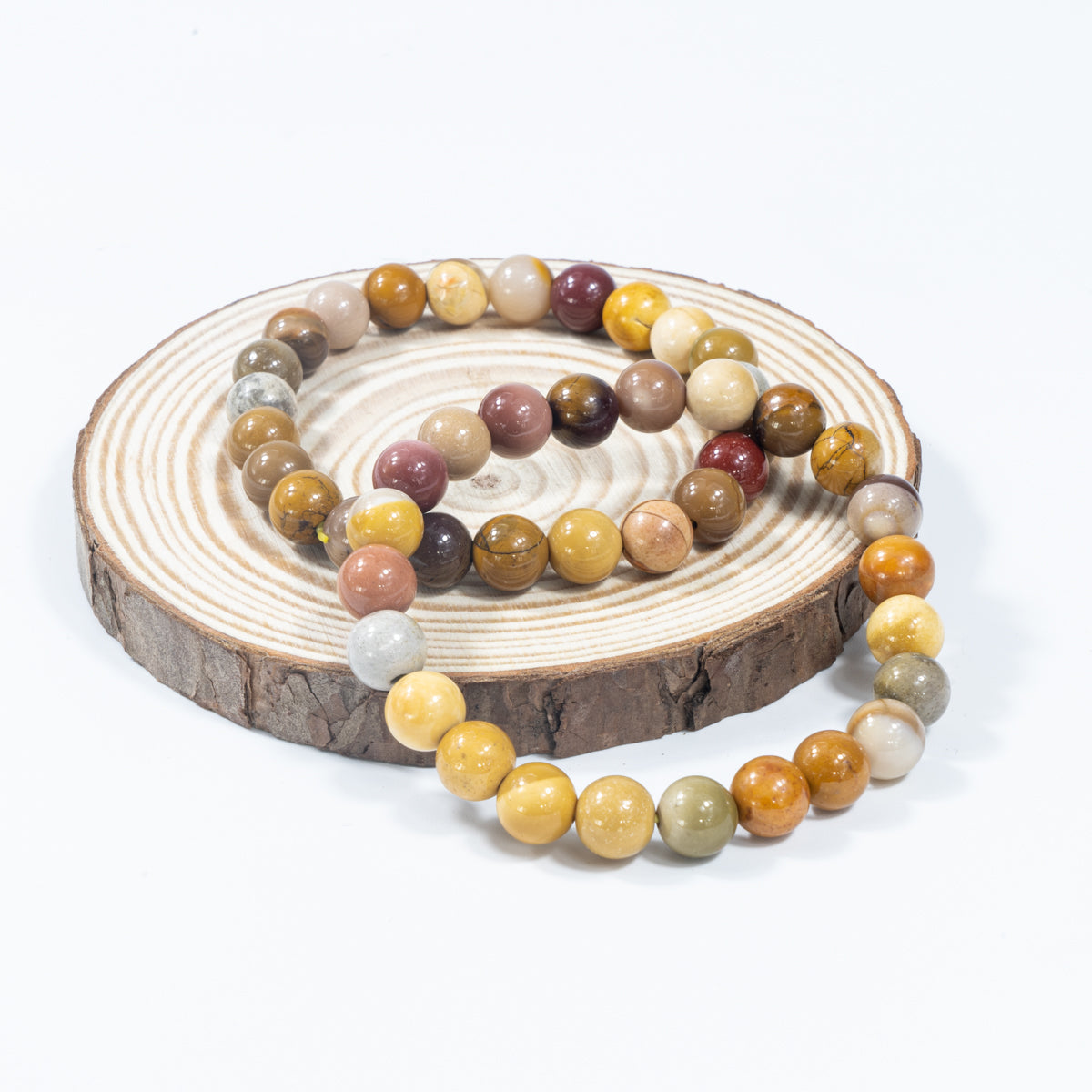 8mm Natural Mookaite Jasper Bracelet Wholesale