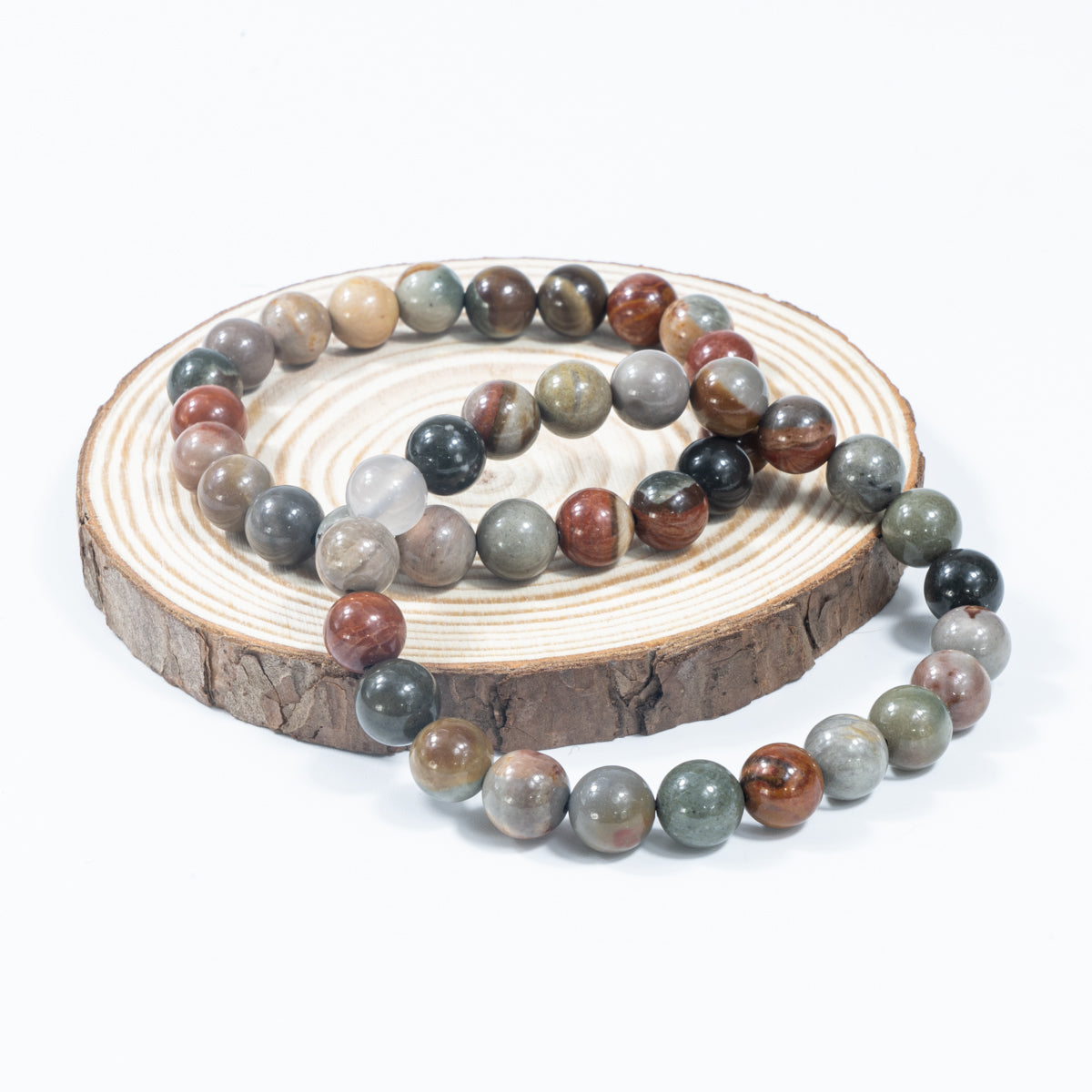 8mm Natural Ocean Stone Bracelet Wholesale