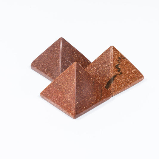 4cm Goldsand Stone Pyramid In Bulk