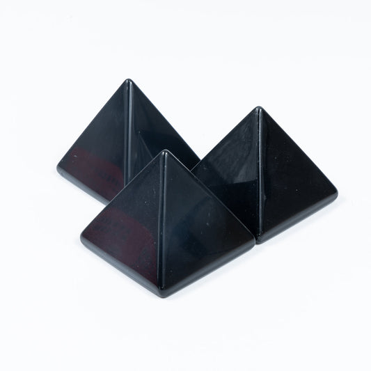 4cm Black Obsidian Pyramid In Bulk