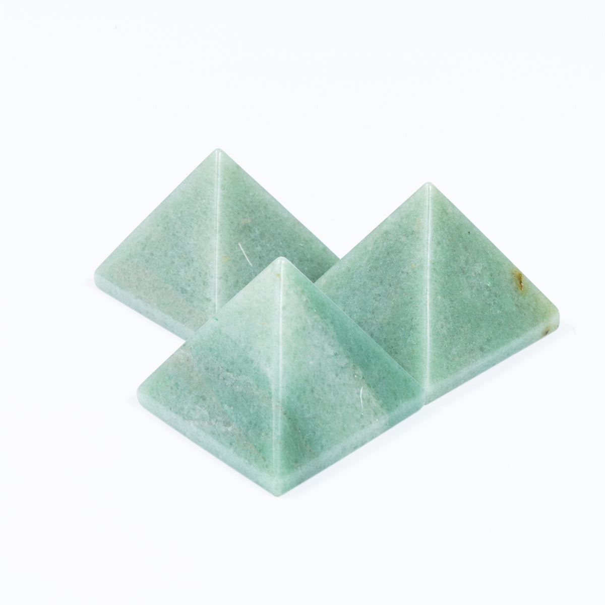 3cm Green Aventurine Pyramid In Bulk