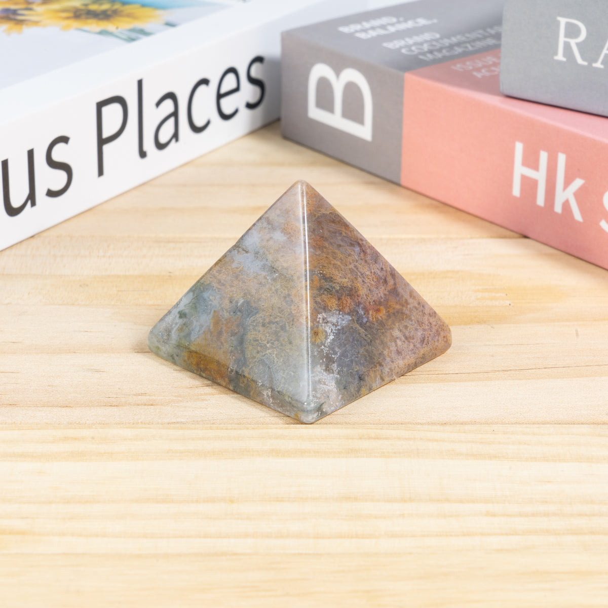 4cm Ocean Jasper Pyramid In Bulk