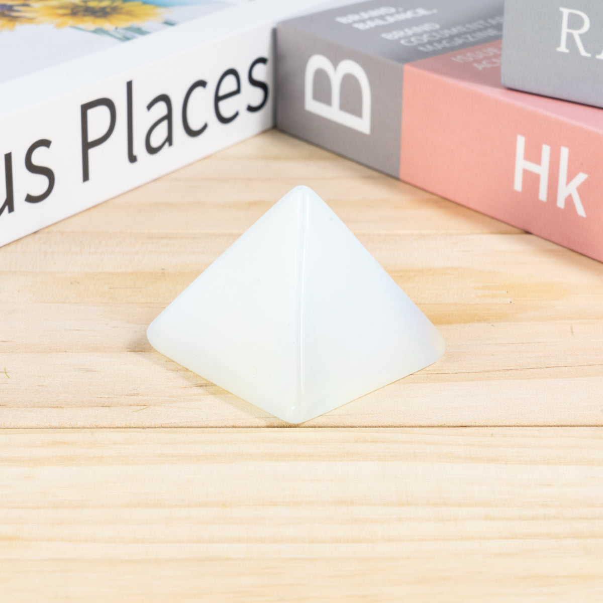 4cm Opalite Pyramid In Bulk