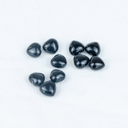 Mini Black Obsidian Heart In Bulk